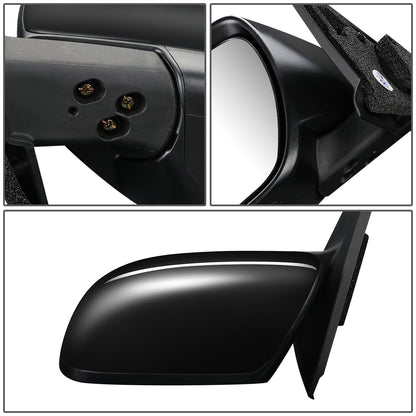 RETROVISOR MIRROR - OEM - 11-17 MAZDA 5 - POWERED - FOLDING - BLACK MATERIAL - LEFT