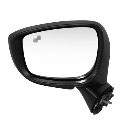 RETROVISOR MIRROR - OE STYLE - MAZDA CX-5 15-16 - WITH POWER WITH BLIND SPOT WITH SIGNAL - DRIVER SIDE - PAINT TO MATCH - BLACK