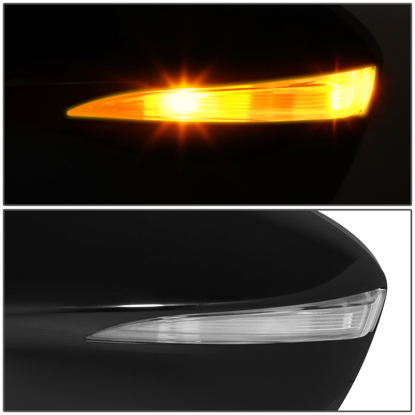 RETROVISOR MIRROR - OE STYLE - MAZDA CX-5 15-16 - WITH POWER WITH BLIND SPOT WITH SIGNAL - DRIVER SIDE - PAINT TO MATCH - BLACK