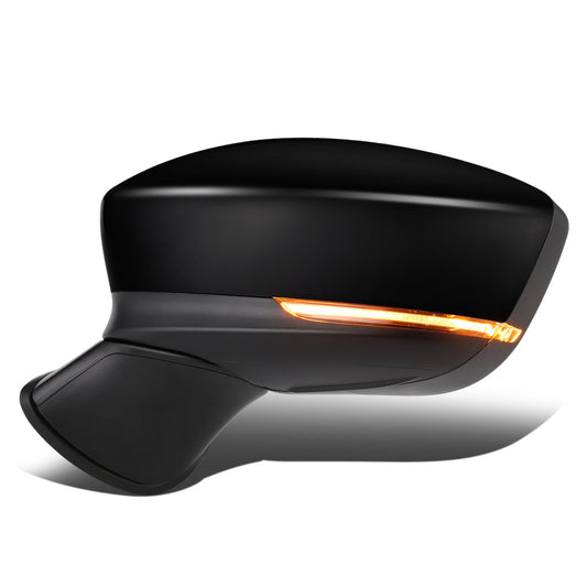 RETROVISOR MIRROR - OEM - 14-17 MAZDA 6 - POWERED - HEATED - W/ SIGNAL LIGHT - FOLDING - BLACK MATERIAL - LEFT