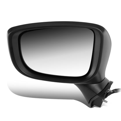 RETROVISOR MIRROR - OEM - 14-17 MAZDA 6 - POWERED - HEATED - W/ SIGNAL LIGHT - FOLDING - BLACK MATERIAL - LEFT