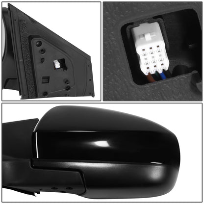 RETROVISOR MIRROR - OE STYLE - MAZDA CX-9 13 - WITH POWER WITH HEATED WITH BLIND SPOT - DRIVER SIDE - PAINT TO MATCH - BLACK