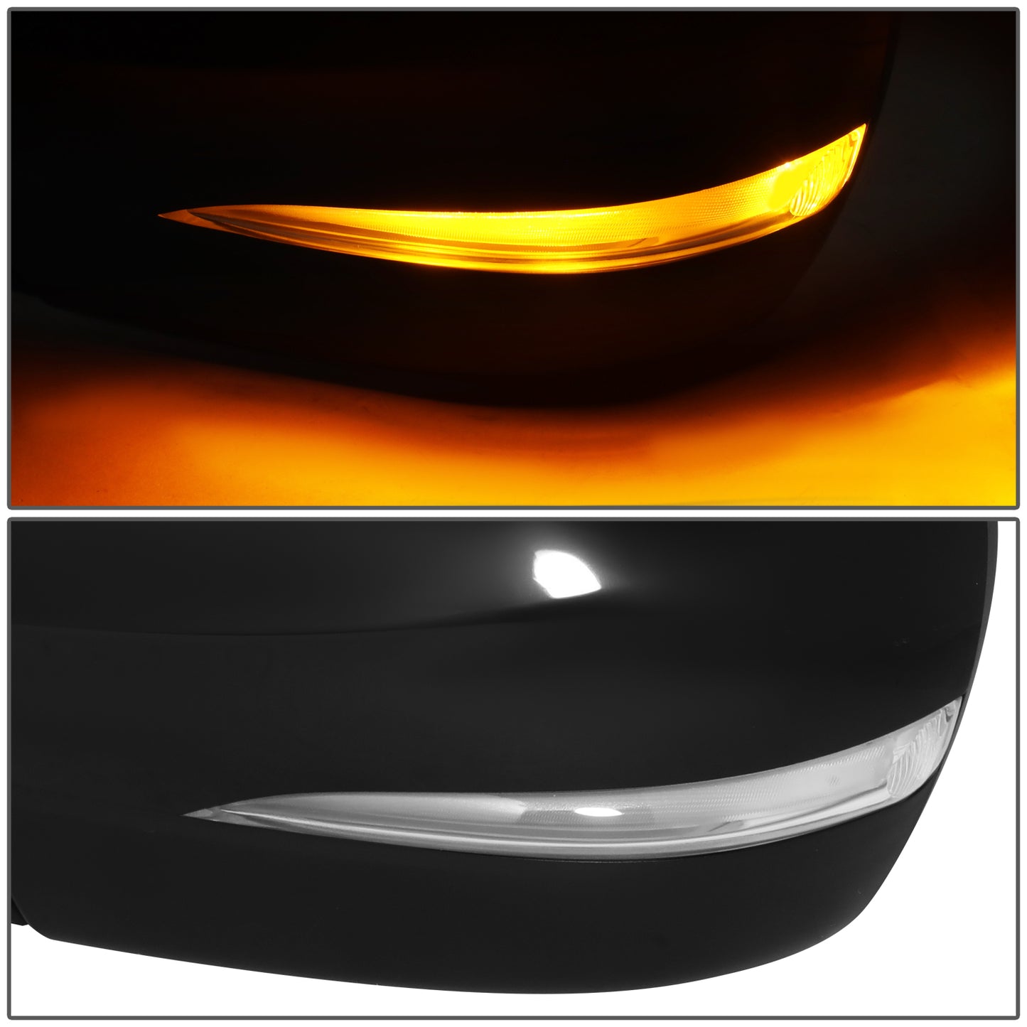 RETROVISOR MIRROR - OE STYLE - MAZDA CX-9 14-15 - WITH POWER WITH HEATED WITH BLIND SPOT WITH SIGNAL WITH TILT - DRIVER SIDE - PAINT TO MATCH - BLACK