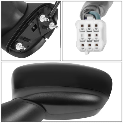 RETROVISOR MIRROR - OE STYLE - MAZDA CX-5 2013-2015 - WITH POWER WITH HEATED WITH BLIND SPOT WITH SIGNAL - DRIVER LEFT SIDE - BLACK