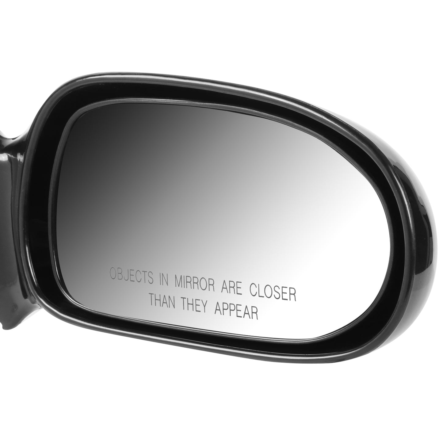 RETROVISOR MIRROR - OEM - 93-97 MAZDA 626 - POWERED - BLACK MATERIAL - RIGHT