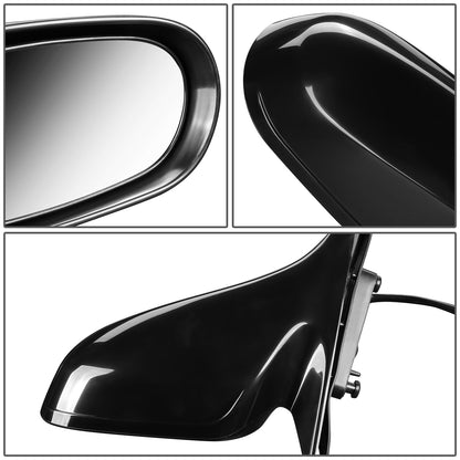 RETROVISOR MIRROR - OEM - 98-99 MAZDA 626 - POWERED - PAINTABLE - BLACK - RIGHT