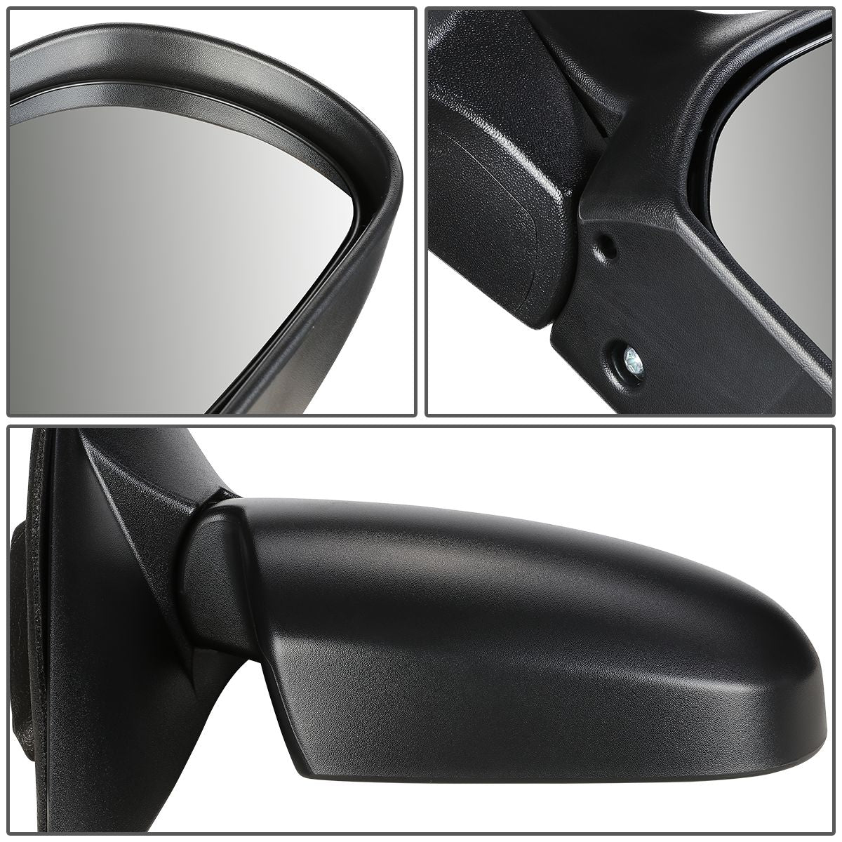 RETROVISOR MIRROR - OEM - 01-04 MAZDA TRIBUTE - POWERED - TEXTURED - BLACK - RIGHT