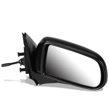 RETROVISOR MIRROR - OEM - 99-03 MAZDA PROTEGE / 02-03 MAZDA PROTEGE5 - FITS MODELS WITHOUT 6 SPEAKER SYSTEM - MANUAL - PAINTABLE FINISH , TEXTURED CAP - BLACK - RIGHT