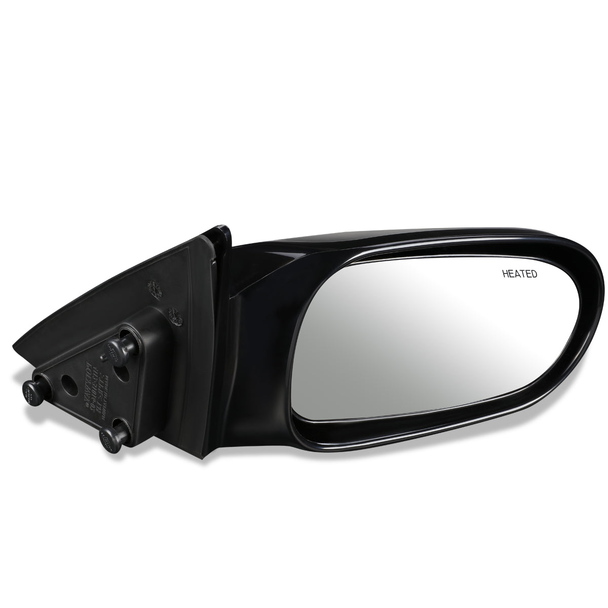 RETROVISOR MIRROR - OEM - 00-02 MAZDA 626 - POWERED - HEATED - PAINTABLE - BLACK - RIGHT