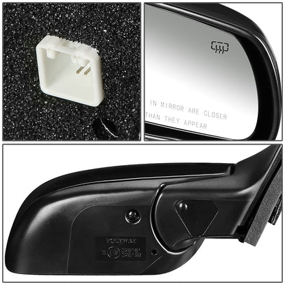 RETROVISOR MIRROR - OEM - 04-09 MAZDA 3 - POWERED - HEATED - TEXTURED - BLACK - RIGHT