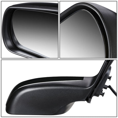 RETROVISOR MIRROR - OEM - 03-08 MAZDA 6 NON TURBO - POWERED - HEATED - PAINTABLE - BLACK - RIGHT