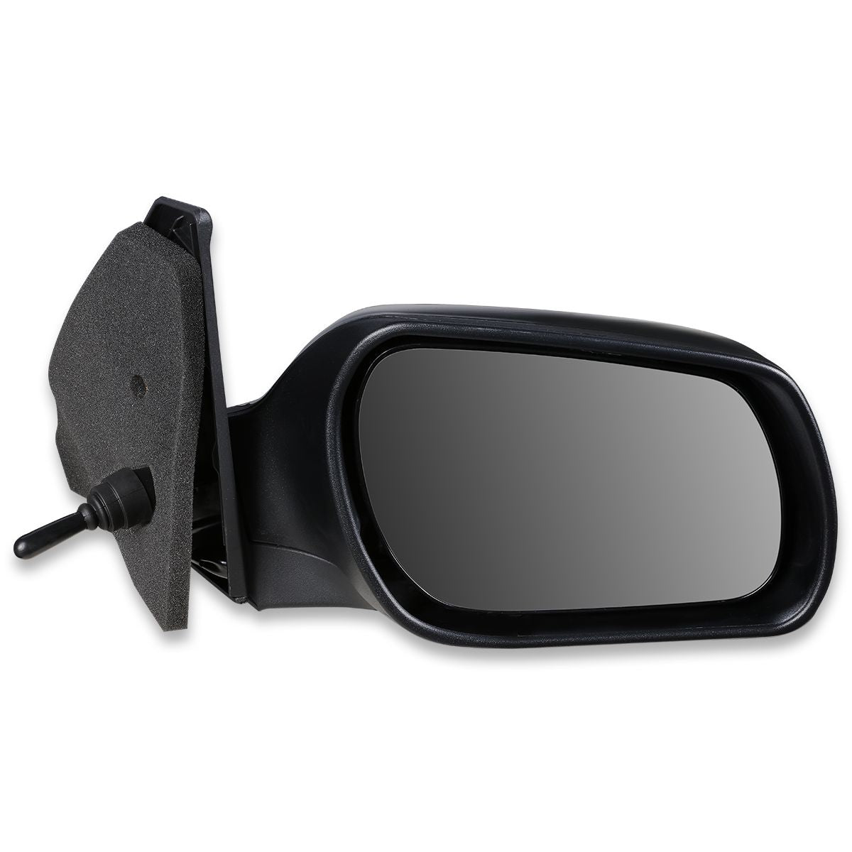 RETROVISOR MIRROR - OEM - 04-09 MAZDA 3 - MANUAL - TEXTURED - BLACK - RIGHT