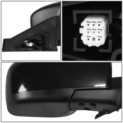 RETROVISOR MIRROR - OE STYLE - MAZDA 5 06-10 - WITH POWER WITH HEATED GLASS - PASSENGER SIDE - PAINT TO MATCH - BLACK