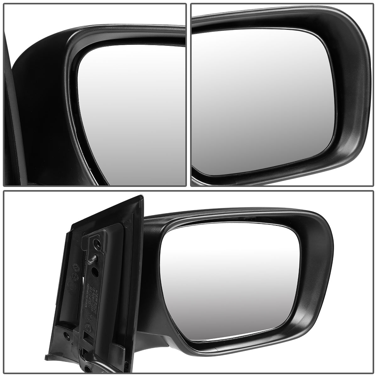 RETROVISOR MIRROR - OEM - 07-12 MAZDA CX-7 - POWERED - PAINTABLE - BLACK - RIGHT