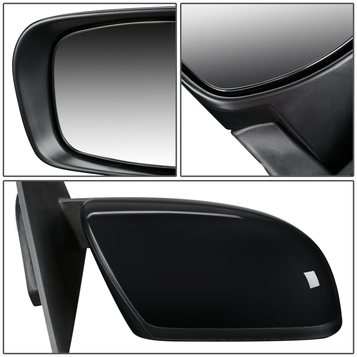 RETROVISOR MIRROR - OEM - 07-09 MAZDA CX-9 - POWERED - HEATED - PAINTABLE - BLACK - RIGHT