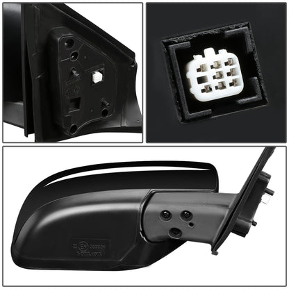 RETROVISOR MIRROR - OEM - 07-09 MAZDA CX-9 - POWERED - HEATED - PAINTABLE - BLACK - RIGHT