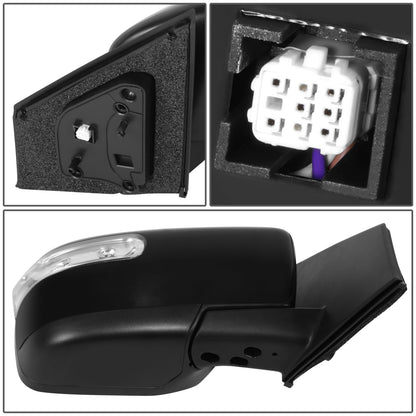 RETROVISOR MIRROR - OE STYLE - MAZDA CX-9 07-09 - WITH POWER WITH SIGNAL - PASSENGER SIDE - PAINT TO MATCH - BLACK