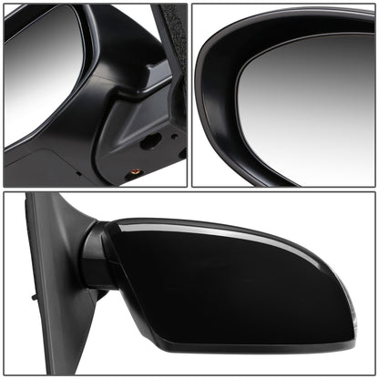 RETROVISOR MIRROR - OEM - 10-13 MAZDA 3 - POWERED - HEATED - W/ SIGNAL - FOLDING - BLACK MATERIAL - RIGHT