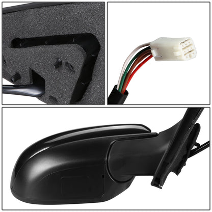 RETROVISOR MIRROR - OEM - 10-13 MAZDA 3 - POWERED - HEATED - PAINTABLE - BLACK - RIGHT