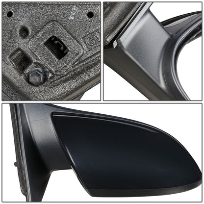 RETROVISOR MIRROR - OEM - 09-13 MAZDA 6 - POWERED - PAINTABLE - BLACK - RIGHT