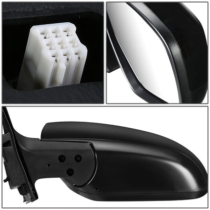 RETROVISOR MIRROR - OEM - 10-15 MAZDA CX-9 - POWERED - HEATED - PAINTABLE - BLACK - RIGHT