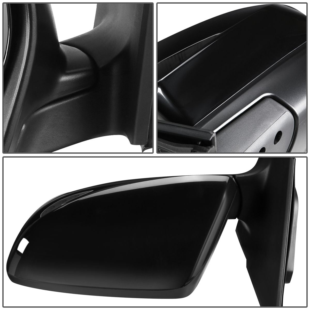 RETROVISOR MIRROR - OEM - 10-15 MAZDA CX-9 - POWERED - HEATED - PAINTABLE - BLACK - RIGHT