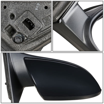 RETROVISOR MIRROR - OEM - 09-13 MAZDA 6 - POWERED - HEATED - PAINTABLE - BLACK - RIGHT