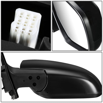 RETROVISOR MIRROR - OEM - 10-15 MAZDA CX-9 - POWERED - PAINTABLE - BLACK - RIGHT