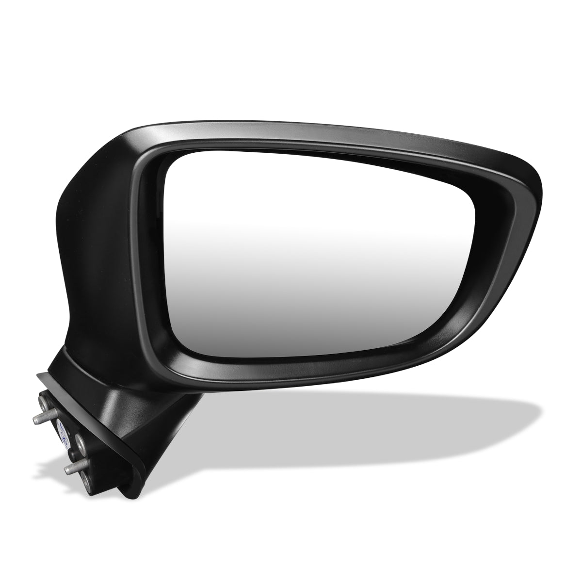 RETROVISOR MIRROR - OEM - 14-17 MAZDA 6 - POWERED - W/ SIGNAL LIGHT - FOLDING - BLACK MATERIAL - RIGHT