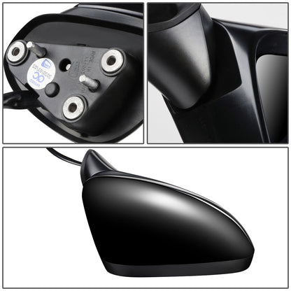 RETROVISOR MIRROR - OEM - 14-17 MAZDA 6 - POWERED - HEATED - W/ SIGNAL LIGHT - FOLDING - BLACK MATERIAL - RIGHT