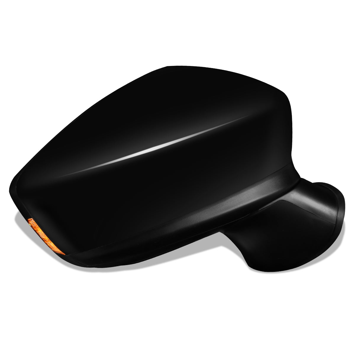 RETROVISOR MIRROR - OEM - 14-15 MAZDA 3 - POWERED - HEATED - PAINTABLE - BLACK - RIGHT