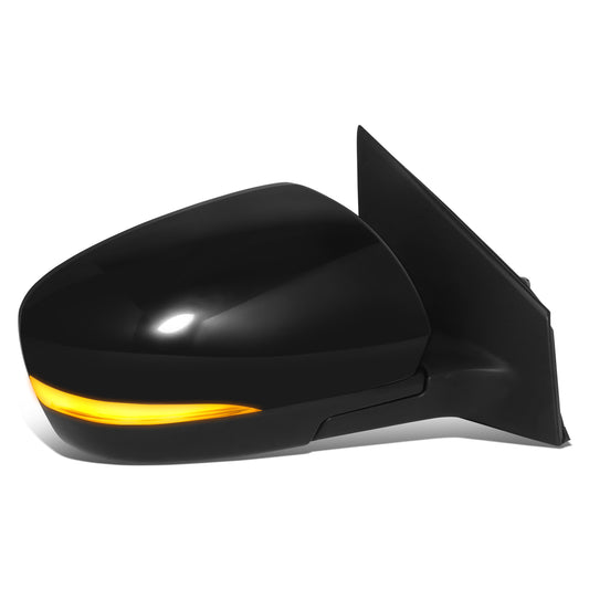 RETROVISOR MIRROR - OE STYLE - MAZDA CX-9 10-15 - WITH POWER WITH HEATED WITH SIGNAL WITH BLIND SPOT - PASSENGER SIDE - PAINT TO MATCH - BLACK