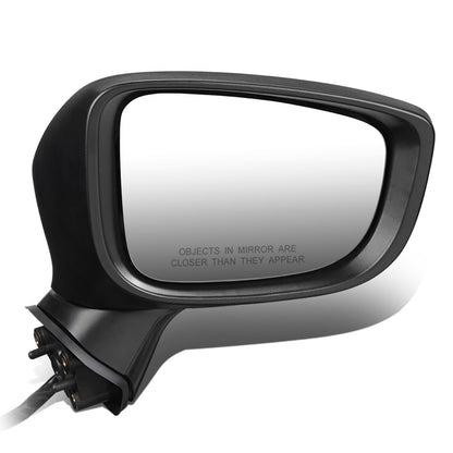 RETROVISOR MIRROR - OEM - 14-16 MAZDA 3 - POWERED - W/ SIGNAL LIGHT - FOLDING - BLACK MATERIAL - RIGHT