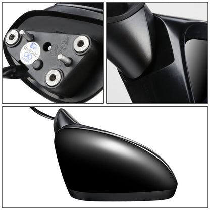 RETROVISOR MIRROR - OEM - 14-17 MAZDA 6 - POWERED - HEATED - W/ SIGNAL LIGHT - W/ BSD - FOLDING - BLACK MATERIAL - RIGHT