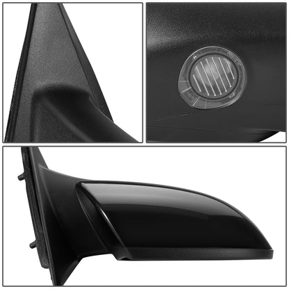RETROVISOR MIRROR - OEM - 09-13 MAZDA 6 - POWERED - W/ PUDDLE LIGHT - W/ BSD - BLACK MATERIAL - RIGHT