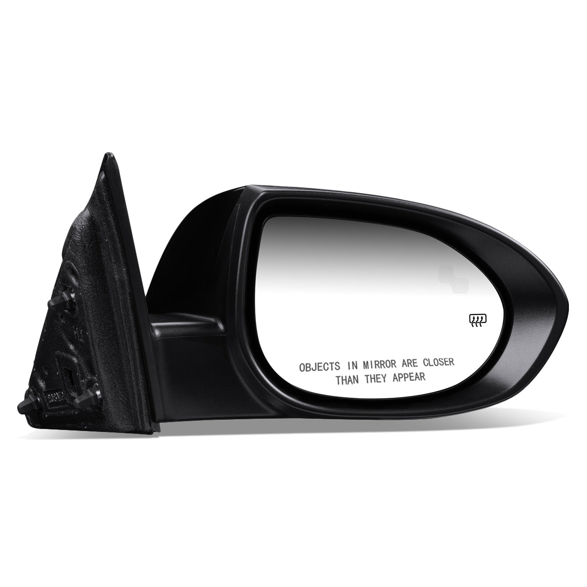RETROVISOR MIRROR - OEM - 09-10 MAZDA 6 - POWER ADJUST - HEATED GLASS - PAINT BLACK