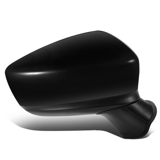 RETROVISOR MIRROR - OEM - 14-16 MAZDA 3 - POWERED - W/ BSD - FOLDING - BLACK MATERIAL - RIGHT