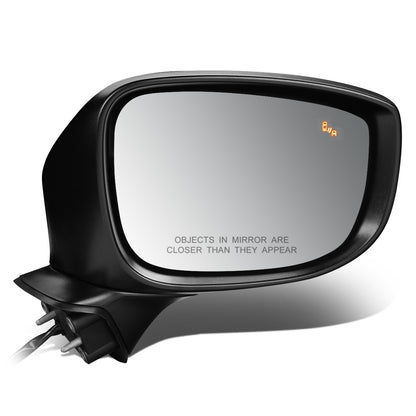 RETROVISOR MIRROR - OEM - 16-20 MAZDA CX-9 - POWERED - HEATED - W/ SIGNAL LIGHT - W/ BSD - FOLDING - BLACK MATERIAL - RIGHT
