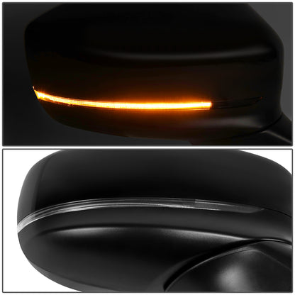 RETROVISOR MIRROR - OE STYLE - MAZDA CX-5 17-23 - WITH POWER WITH SIGNAL - PASSENGER SIDE - PAINT TO MATCH - BLACK