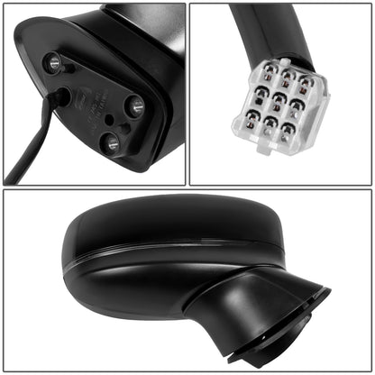 RETROVISOR MIRROR - OE STYLE - MAZDA CX-5 17-23 - WITH POWER WITH SIGNAL - PASSENGER SIDE - PAINT TO MATCH - BLACK