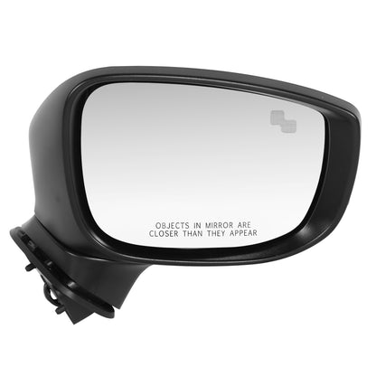 RETROVISOR MIRROR - OE STYLE - MAZDA CX-5 17-23 - WITH POWER WITH BLIND SPOT WITH SIGNAL - PASSENGER SIDE - PAINT TO MATCH - BLACK