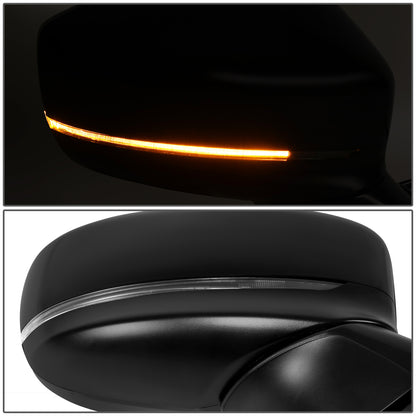 RETROVISOR MIRROR - OE STYLE - MAZDA CX-5 17-18 - WITH POWER WITH HEATED WITH SIGNAL - PASSENGER SIDE - PAINT TO MATCH - BLACK