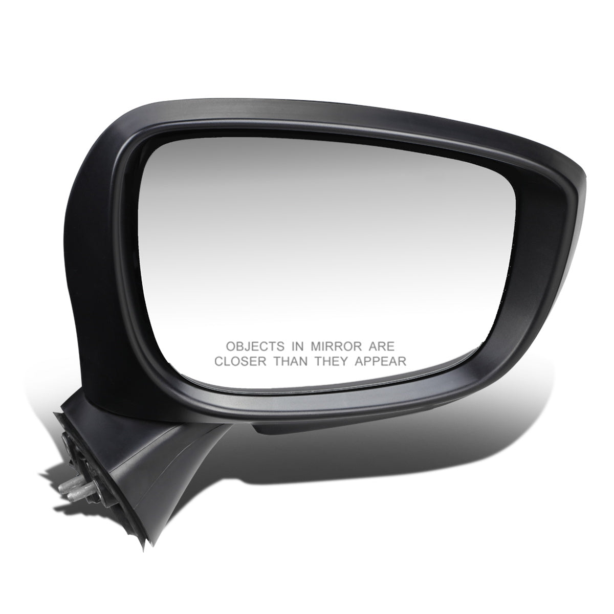 RETROVISOR MIRROR - OEM - 13-14 MAZDA CX-5 - POWERED - W/ SIGNAL LIGHT - FOLDING - BLACK MATERIAL - RIGHT