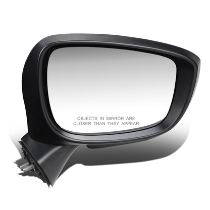 RETROVISOR MIRROR - OEM - 13-14 MAZDA CX-5 - POWERED - W/ SIGNAL LIGHT - FOLDING - BLACK MATERIAL - RIGHT