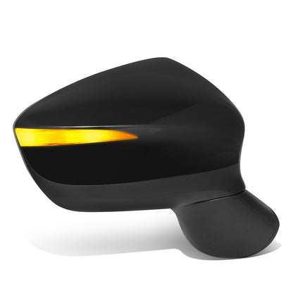 RETROVISOR MIRROR - OE STYLE - MAZDA CX-5 15-16 - WITH POWER WITH HEATED WITH SIGNAL - PASSENGER SIDE - PAINT TO MATCH - BLACK