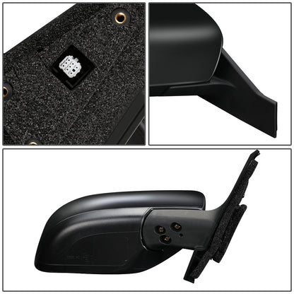 RETROVISOR MIRROR - OEM - 11-17 MAZDA 5 - POWERED - FOLDING - BLACK MATERIAL - RIGHT