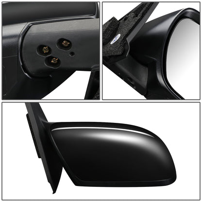 RETROVISOR MIRROR - OEM - 11-17 MAZDA 5 - POWERED - FOLDING - BLACK MATERIAL - RIGHT