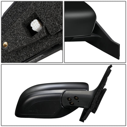 RETROVISOR MIRROR - OEM - 11-17 MAZDA 5 - POWERED - HEATED - FOLDING - BLACK MATERIAL - RIGHT