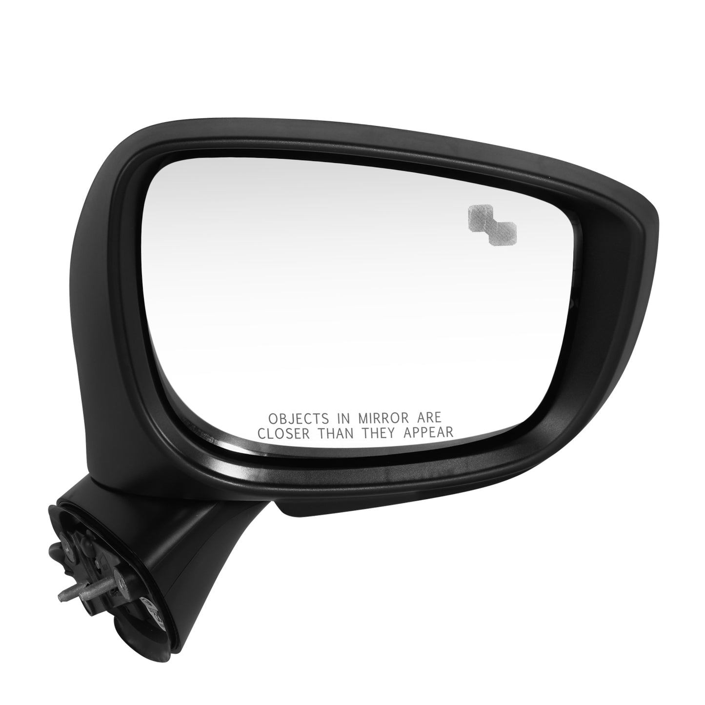 RETROVISOR MIRROR - OE STYLE - MAZDA CX-5 15-16 - WITH POWER WITH BLIND SPOT WITH SIGNAL - PASSENGER SIDE - PAINT TO MATCH - BLACK