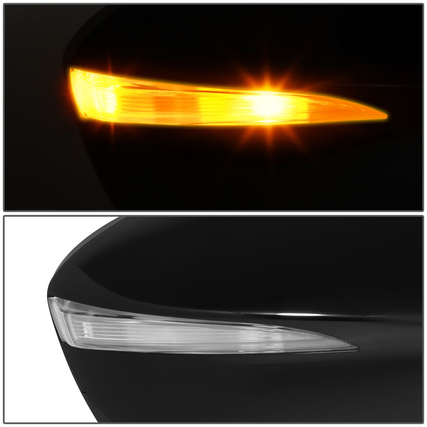 RETROVISOR MIRROR - OE STYLE - MAZDA CX-5 15-16 - WITH POWER WITH BLIND SPOT WITH SIGNAL - PASSENGER SIDE - PAINT TO MATCH - BLACK